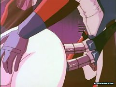 Anime Chick With Big Boobs Gets Fucked By Androids