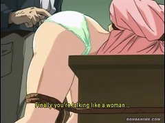 Bond Anime Teacher With Massive Tits Gets Pumped Hard While Watching Her Friend On Tape